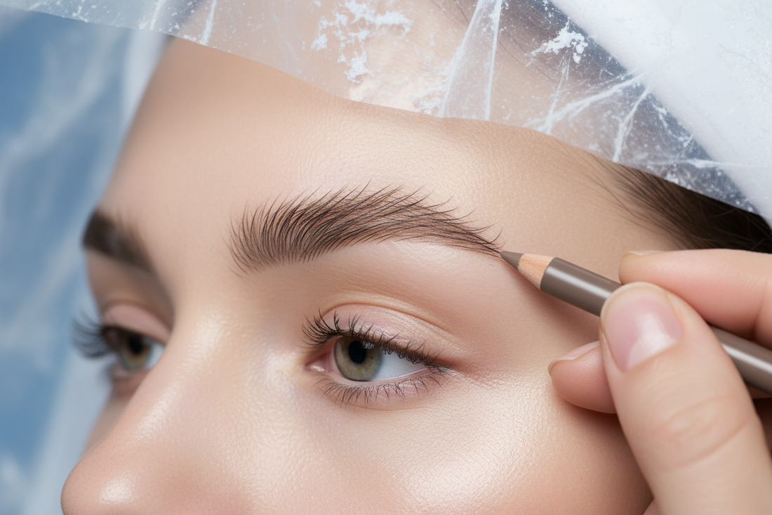 Brow pencil (Early-Winter Edition): Feather-light structure that lasts under hats and hoods