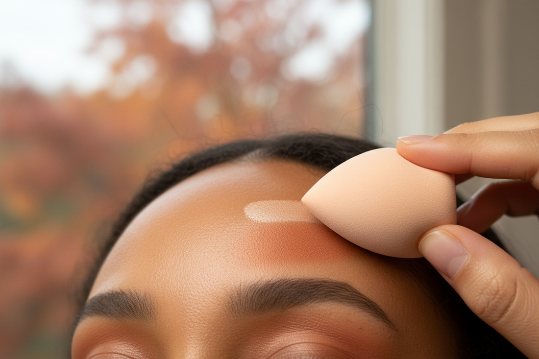 Cream highlighter (Late-Fall Edition): Soft light that lifts features without emphasizing texture