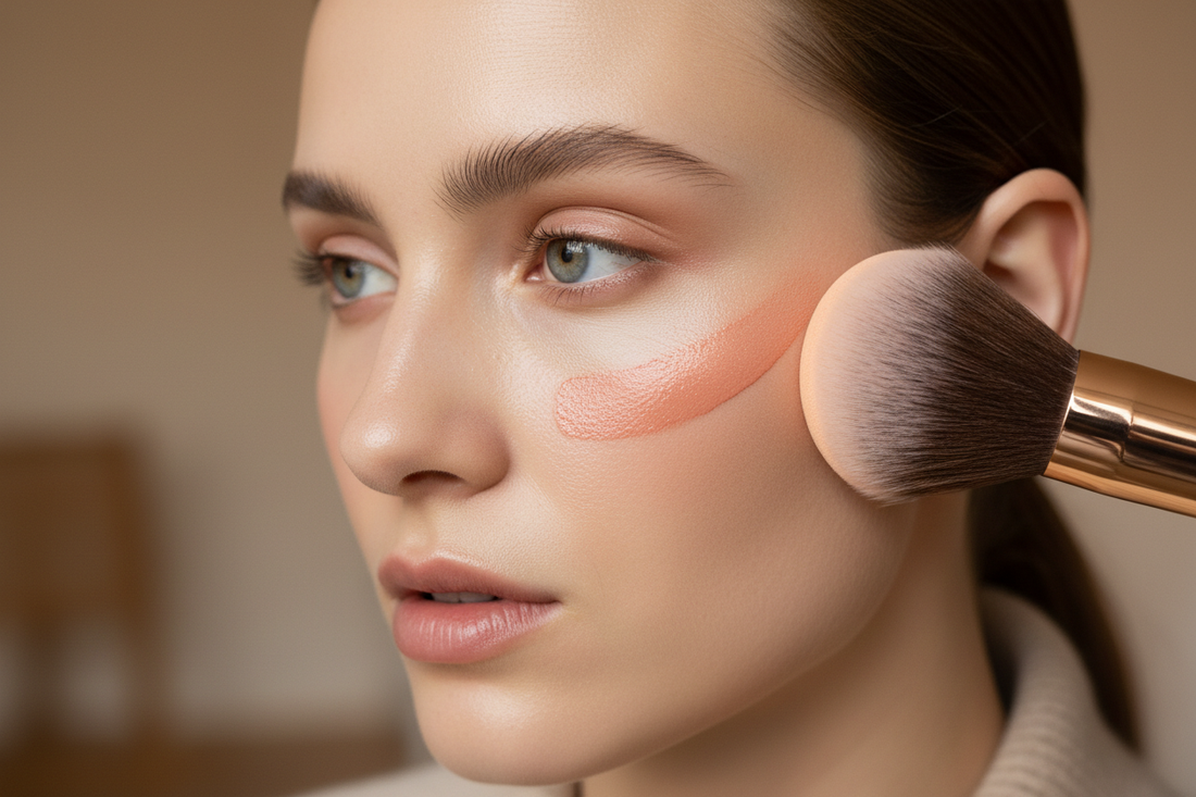 Cream blush (Early-Winter Edition): Lively color that stays soft under heaters and scarves