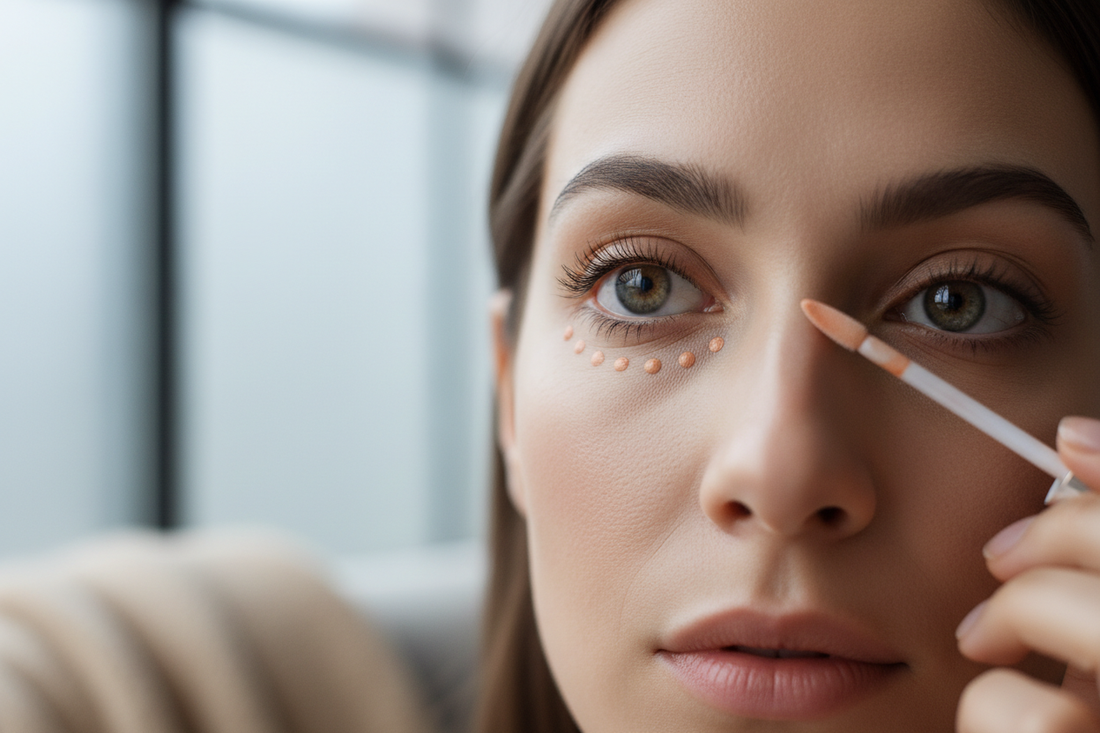 Under eye corrector (Early-Winter Edition): Neutralize darkness so concealer stays thin