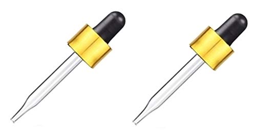 Pure Rice Bran Oil (Oryza Sativa) with Glass Dropper Cold Pressed (Pack of Two) 100ml X 2 (6.76 oz)