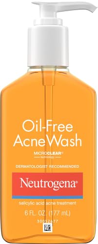 Neutrogena Oil-Free Acne Wash, 6 Fluid Ounce (Pack of 2)