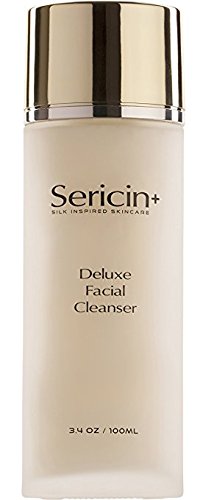Sericin Plus Deluxe Facial Cleanser - Gentle Cleanser Removes Impurities, Toxins, Dirt, and Excess Oil with Anti-ageing Silk Enriched Protein that Nourishes, Hydrates, Moisturizes Skin SN3 (3.4 oz)
