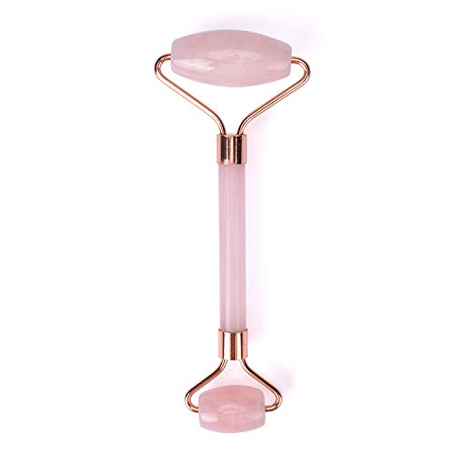 Jade Roller for Face –Rose Quartz Face Roller and Gua Sha Set for Skincare,Und #11