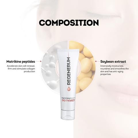 Face Regenerating Serum - Intensive Hydration and Nourishment for Dry and Sensitive Skin with SPF 15 Protection - 50ml