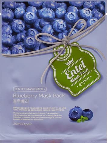 (Entel) 72 pcs VEGGIE Combo-Pack, Premium Korean Facial Mask Sheet (9 Types x 8 pcs), Five Chemical Free : No Paraben, No Silicon, No Mineral Oil, No Artificial Colors,No Ethanol