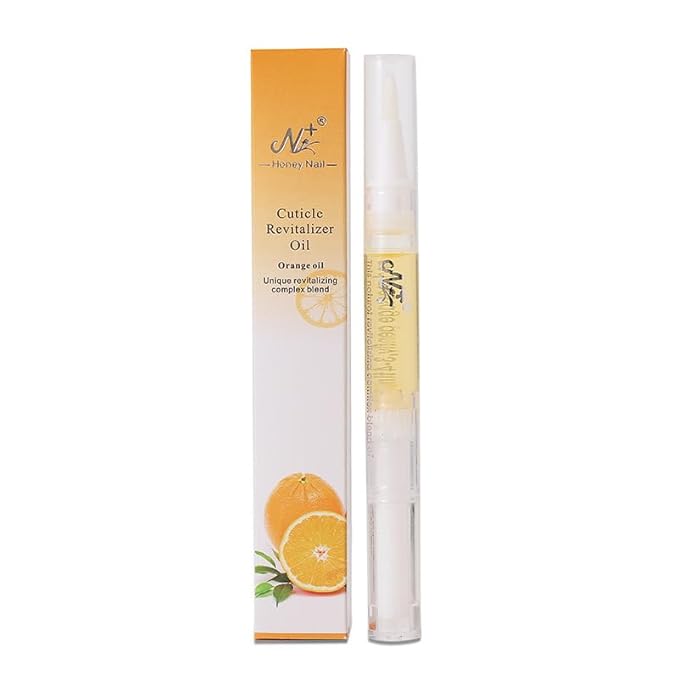 Natural Nail Growth Oil,Nail Growth Oil Pen,Cuticle Oil, Natural Growth Serum For Nails Moisturize -For Growth And Strength, Nail Strengthener For Damaged Nails (Orange oil, 0.18 / Fl Oz)