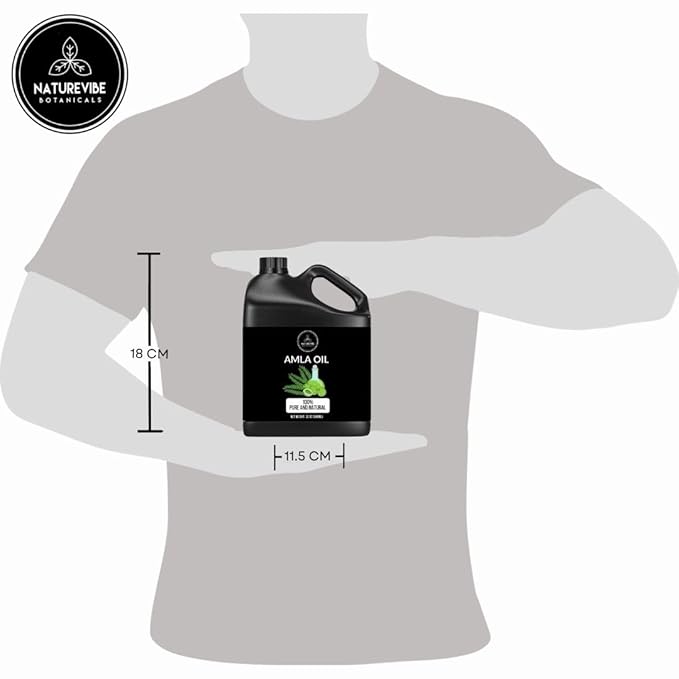 Naturevibe Botanicals Amla Oil 32 Ounces | 100% Pure and Natural | Great for Skin Care and Hair Care