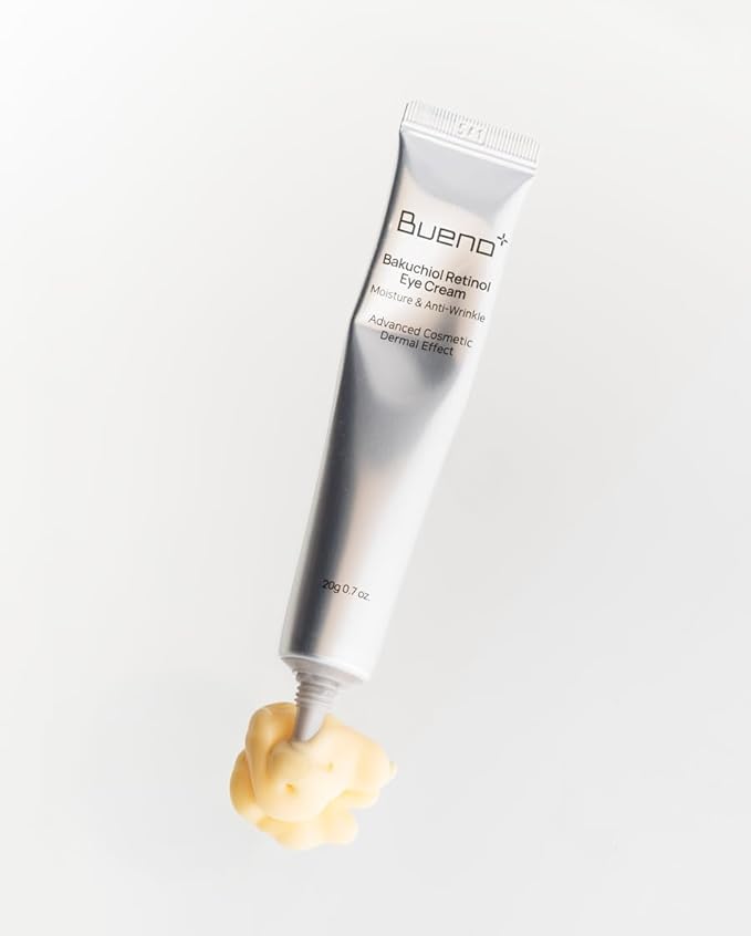 Bakuchiol Retinol Eye Cream 0.7 fl.oz (20g) | Eye Cream for Dark Circles, Puffiness & Wrinkles