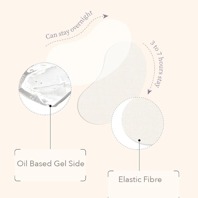 1 Sheet Lefilleo Collagen Facial Gel Mask Sticker, Moisturizing Nourishing Eye Forehead & Face Mask, Deeply Firming Lifting Collagen Mask (1 Sheet of 12 PCs Stickers)