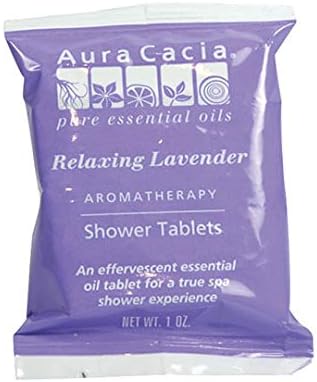 Shower Tablets Relaxing Lavender, 3 OZ.- 3 Tablets of 1 OZ. Each