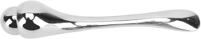 Eye Cream Applicator Tool,Metal Eye Cream Applicator Roller Wand Stick, Silver Zinc Alloy Eye Cream Spatula Scraping Massage Tool for Reducing Puffiness Wrinkle Dark Circles