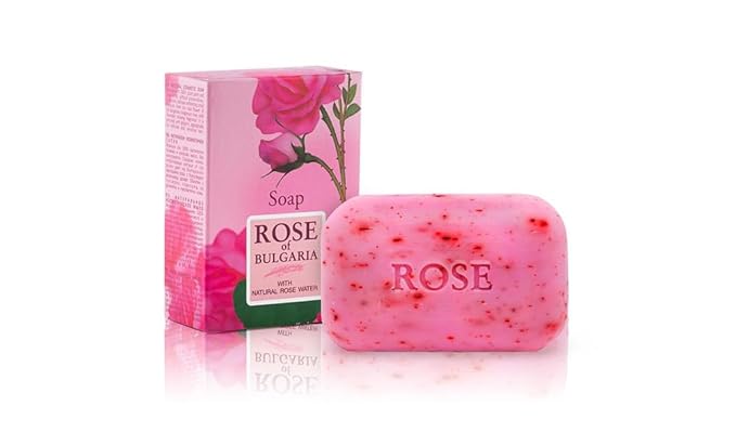 Rose of Bulgaria Gift Set for Women - Hair Shampoo, Cosmetic Soap, Hand Cream with Rose Water
