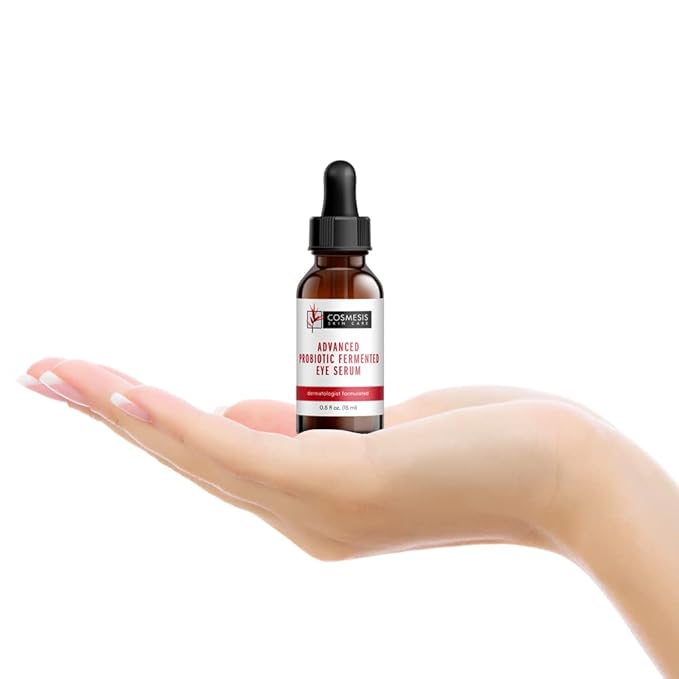 Advanced Probiotic-Fermented Serum - Revitilize Your Eyes, Combat Oxidation, & Support Youthful Skin - Cosmesis, 0.50 oz.