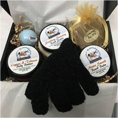 Natural Organic Aromatherapy Spa Gift Set, made from high quality natural and 100% pure organic ingredients to help moisturize and revitalize your skin. 5 PC, Gift Sets for Men!