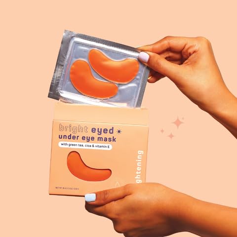 SpaLife Beauty Bright Eyed Undereye Masks – Hydrogel Eye Patches for Dark Circles, Puffiness, & Dullness with Vitamin E, Green Tea – 2-in-1 Skincare – 32 Pairs