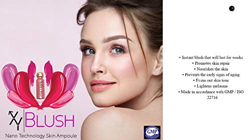 XY PROFESSIONAL BB Glow BLUSH Pigment Foundation Ampoule Primer Smile Facial Skin serum Starter Kit- BB Blush Treatment KOREA Microneedling Academy supplies PINK color