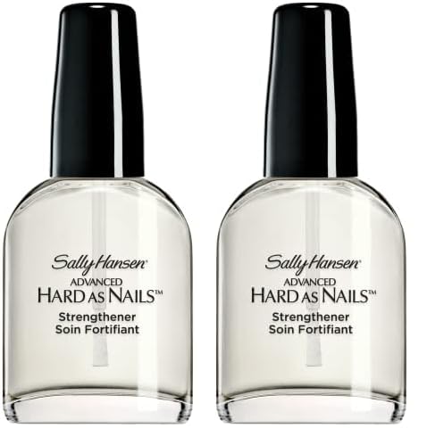 Sally Hansen Advanced Hard as Nails, clear, 0.45 Fluid Ounce (Pack of 2)