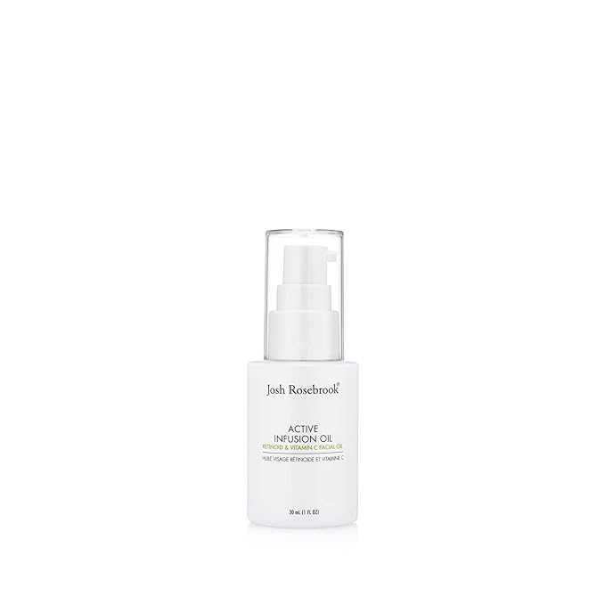 Josh Rosebrook - Active Infusion Oil Retinoid & Vitamin C Facial Serum Improves Skin Texture & Tone, Reduces Fine Lines, Increases Radiance - 30mL - 1 Oz