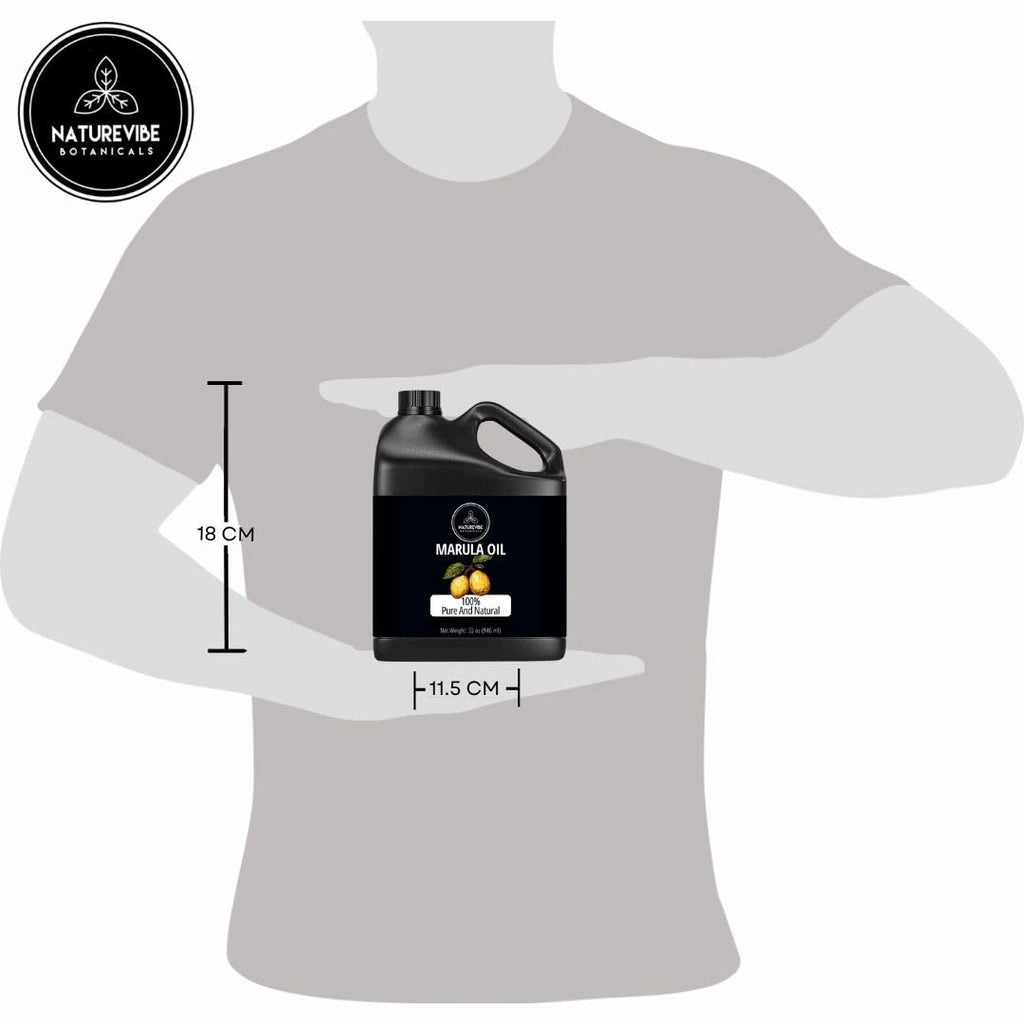 Naturevibe Botanicals Marula Oil 32 Ounces | 100% Pure and Natural | Great for Skin Care and Hair Care