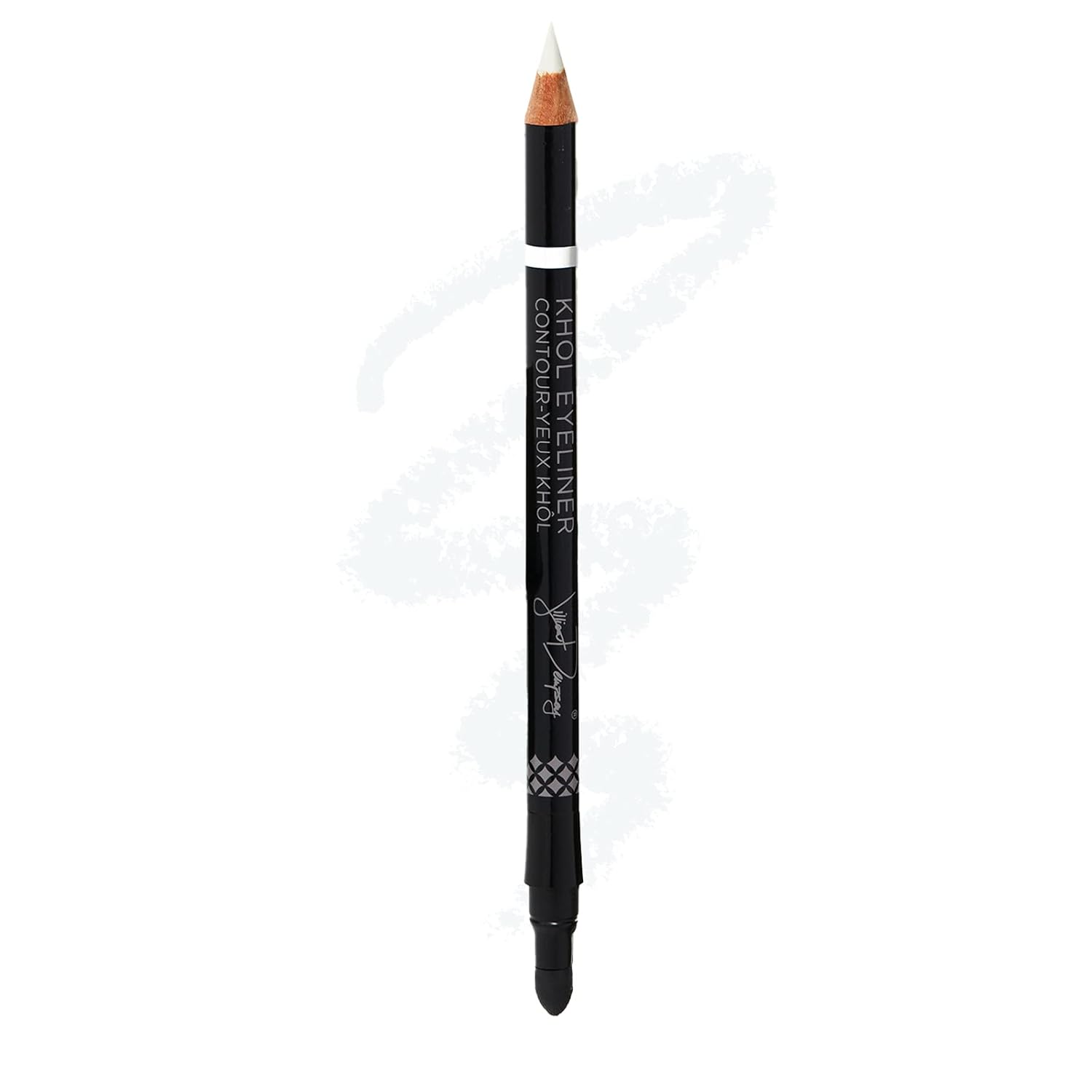 Jillian Dempsey Khol Eyeliner: Clean, Waterproof Eyeliner Pencil with Built-In Smudger for Effortless Blending – Rich Pigment, Cruelty-Free, FTA White