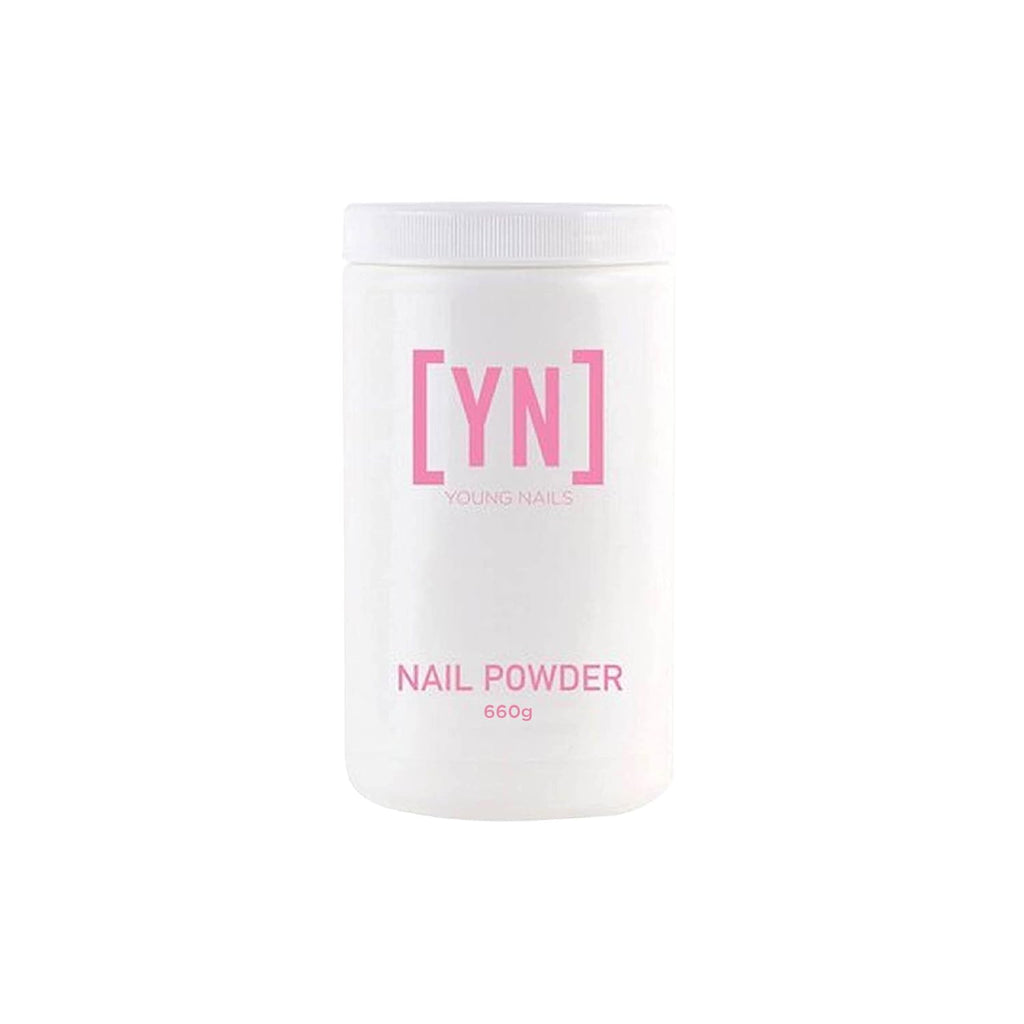 Young Nails Acrylic Cover Powder - Self-Leveling Acrylic Nail Powder, Clear Nude Pink White Acrylic Powder for Nail Extenstion, Professional Grade, Superior Adhesion, Color - Flamingo, 660g