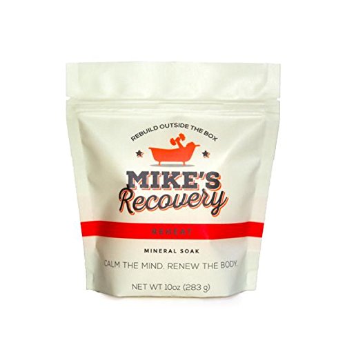 Mike's Recovery HEAT/REHEAT POUCH Mineral Soak- Bath Salt Muscle Restore - Mikes Recovery (10oz.)