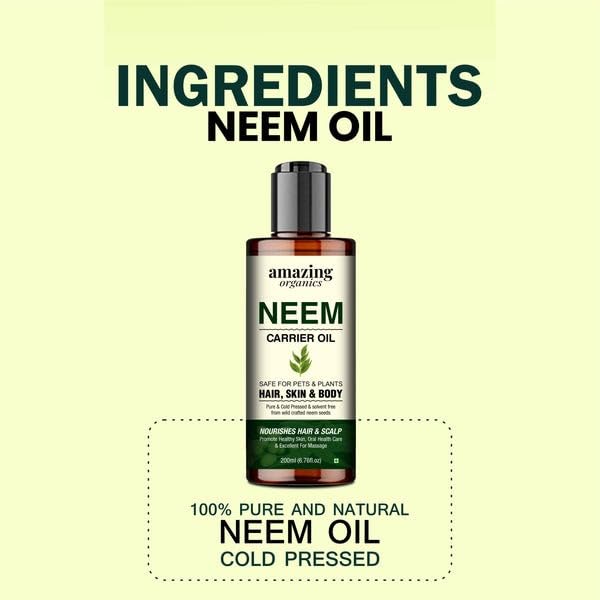 Neem Oil - Natural and Versatile Skincare, Perfect for Plant Care & Skin Nourishment