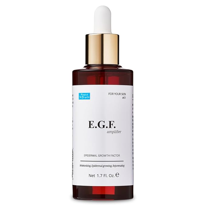 EGF Serum Epidermal Growth Factor 1.7 Fl. Oz. / 50ml / face serum cosmetic ingredients for skin serum korean egf growth factor egf ample after microneedling