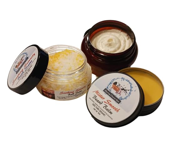 Natural Organic Aromatherapy Spa Gift Set, made from high quality natural and 100% pure organic ingredients to help moisturize and revitalize your skin. 5 PC, Gift Sets for Men!