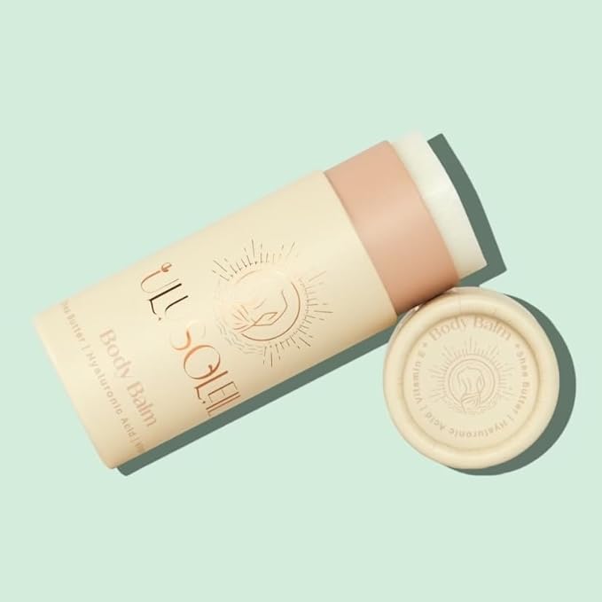 Shea Butter Body Balm with Hyaluronic Acid | Rich Moisturizing Stick for Dry Skin | Hydrating & Softening