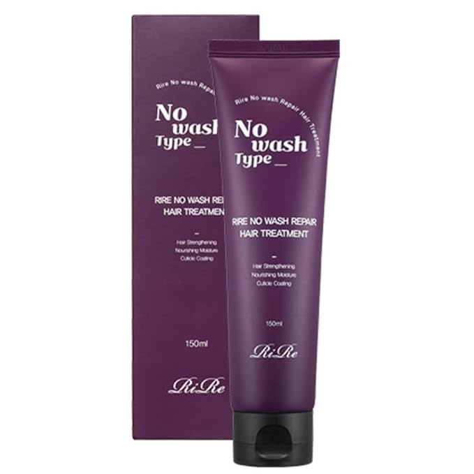 RiRe No Wash Repair Hair Treatment (5.07fl.oz.) Hydrolyzed Collagen, Non-Sticky, Damaged Hair Intensive care