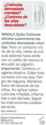 Mavala Softens and Helps Remove Overgrown Cuticles, 0.3 Ounce