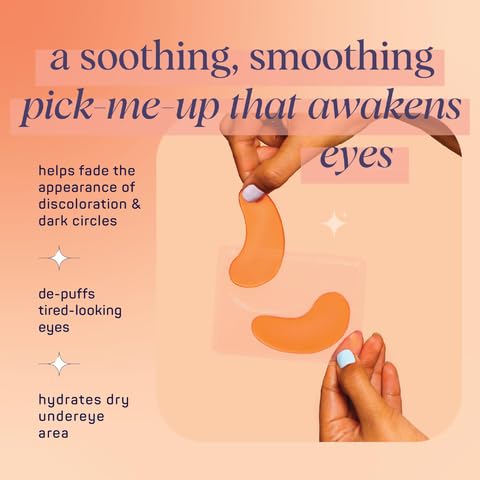 SpaLife Beauty Bright Eyed Undereye Masks – Hydrogel Eye Patches for Dark Circles, Puffiness, & Dullness with Vitamin E, Green Tea – 2-in-1 Skincare – 32 Pairs