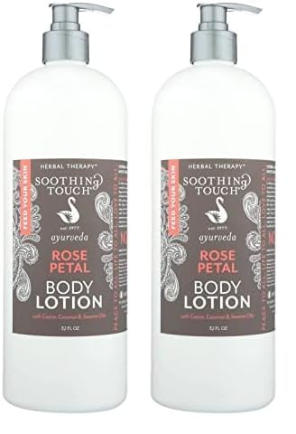 Soothing Touch, Rose Petal Body Lotion, 32 oz (Pack of 2)