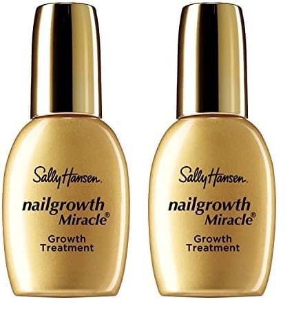 Sally Hansen Miracle Nails Nailgrowth Treatment 0.44 Fl Oz (Pack of 2)