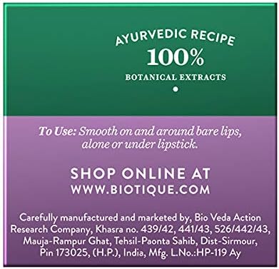 Biotique Bio Berry Plumping Lip Balm 12 Gm I Soothes & Swell Lips I Unscented Lip Repair Lip Balm for Dry, Cracked Lips I For Men, Women, and Children. Great for Gifts