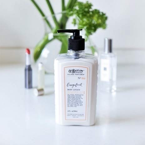 C.O. Bigelow Grapefruit Body Lotion for Women and Men, Village Perfumer Lotion with Olive Oil, Borage Oil, and Aloe Vera Concentrate, 10 fl oz