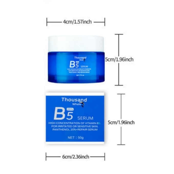 Thousand Whale B5 repair serum ，high concentration of vitamin B5.For irritated or sensitive skin.panthenol 20%+repair serum