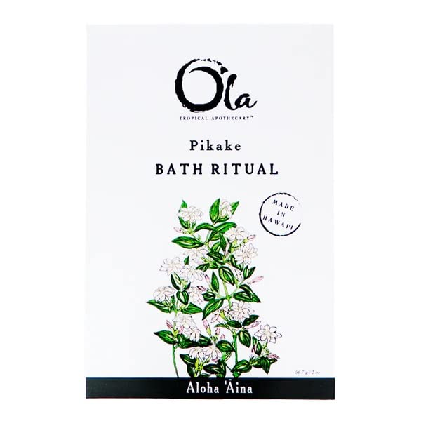 Ola Tropical Apothecary Pikake Scented Hawaiian Sea Salt Bath Rituals - 2 oz