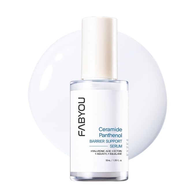 Ceramide Panthenol Skin Barrier Support Serum 1.69 oz – Korean Skin Care for Deep Hydration, Strengthens Skin Barrier, Soothes & Repairs, Gentle for Dry and Sensitive Skin