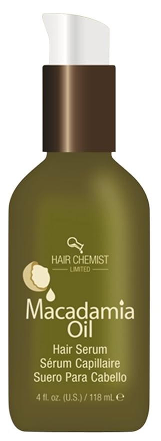 Hair Chemist Macadamia Oil Hair Serum, 4 Ounce