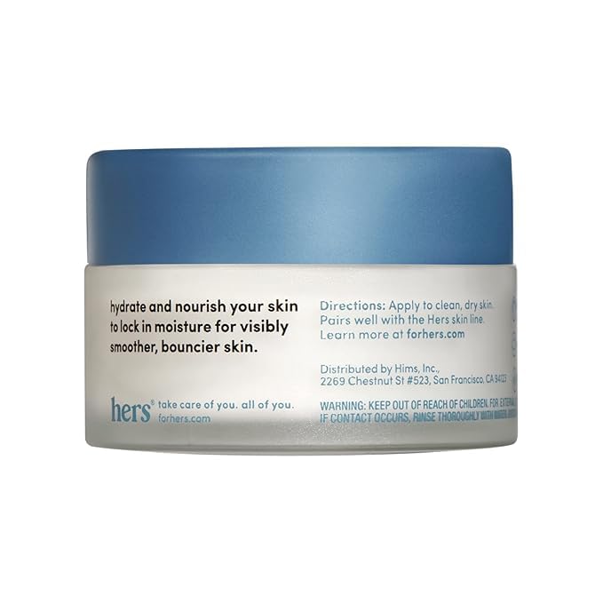 hers Hydrobounce Instant Moisturizer 2 Pack & Triple Plump Hyaluronic Serum 2 Pack Bundle - Face Moisturizer with Squalane - Anti Aging Serum with Hyaluronic Acid - 4 Units Total