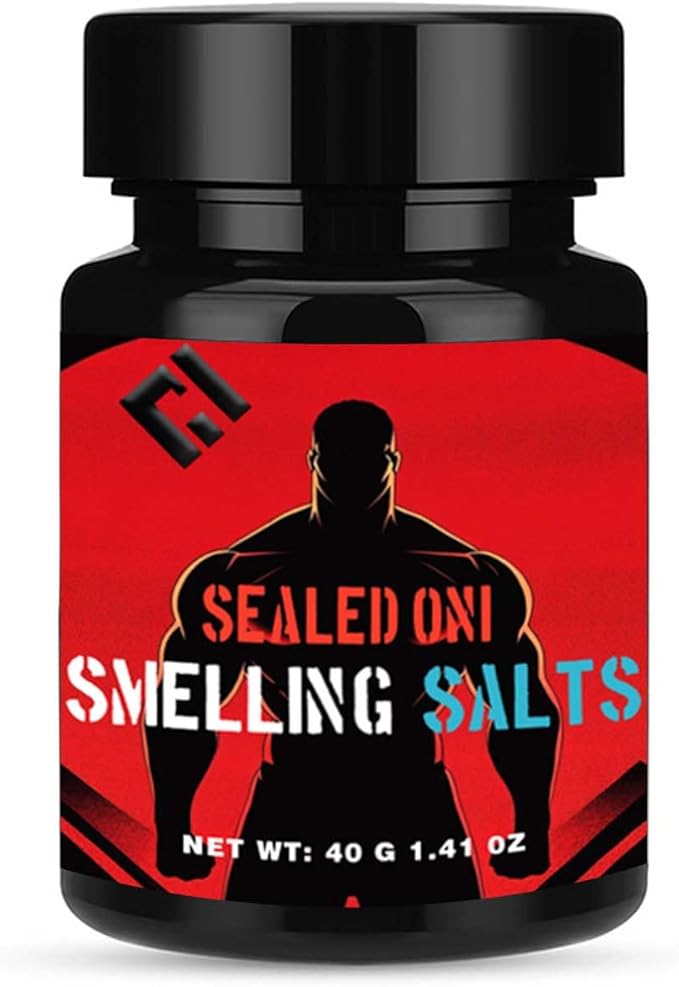 Smelling Salts,Smelling Salts for Athletes in Powerlifting, Hockey, Football & More, Instant Energy Boost, Enhanced Focus & Motivation,40G(Sealed Oni)-02 (1, Sealed Oni-red) (Sealed Oni) (Sealed Oni)