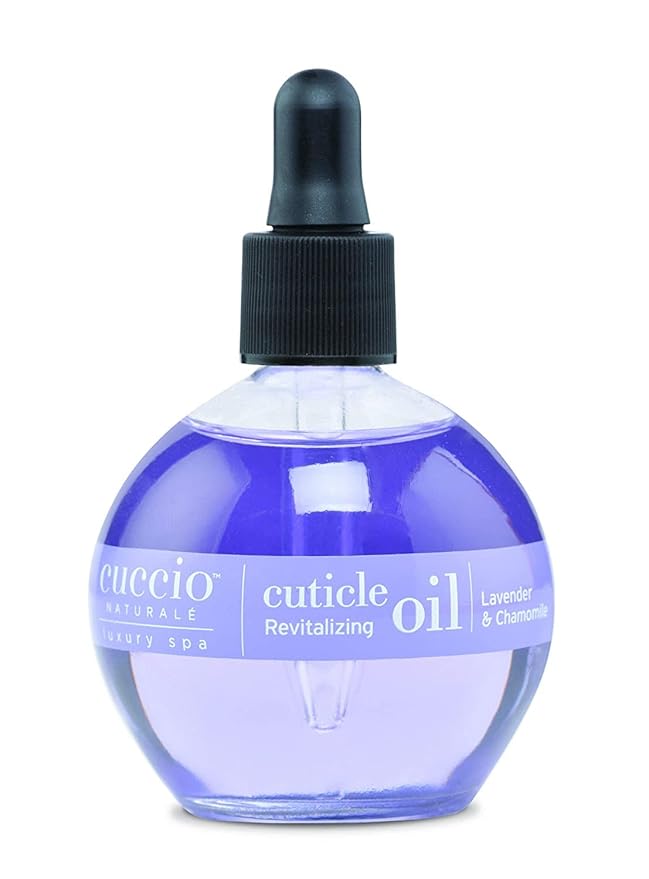 Cuccio Naturale Cuticle Revitalizing Oil - Lavender & Chamomile - Moisturizes, Strengthens Nails - 2.5 oz