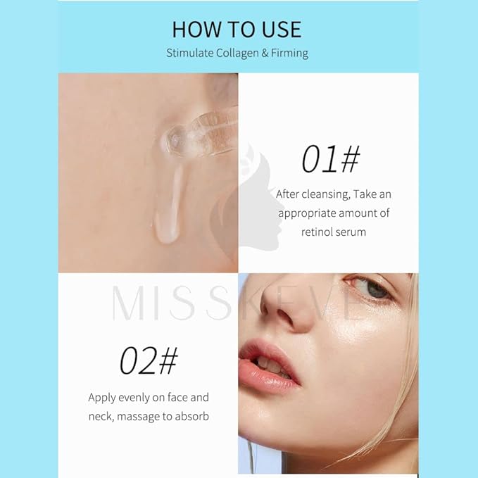 RETINOL SERUM 60ML (2 oz)This serum is a concentrated delivery system for an advanced blend of Retinol, Hyaluronic Acid and Vitamin E that activates collagen to erase fine lines and wrinkles.