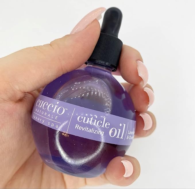 Cuccio Naturale Cuticle Revitalizing Oil - Lavender & Chamomile - Moisturizes, Strengthens Nails - 2.5 oz (Pack of 2)