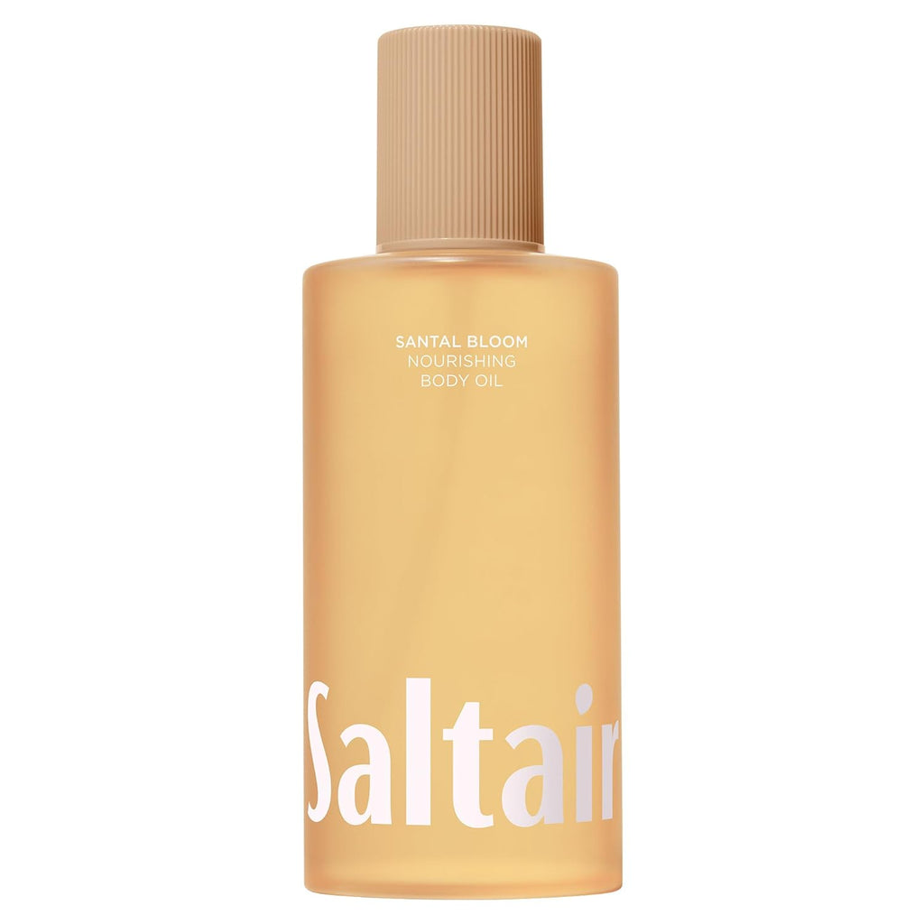 Saltair Body Oil. Jumbo Size Santal Bloom After Shower and Bath Oil Moisturizer for Women and Men. Botanical, Non-Greasy, and Well-Absorbing Lotion for Hydrating Dry Skin. 10oz Bottle
