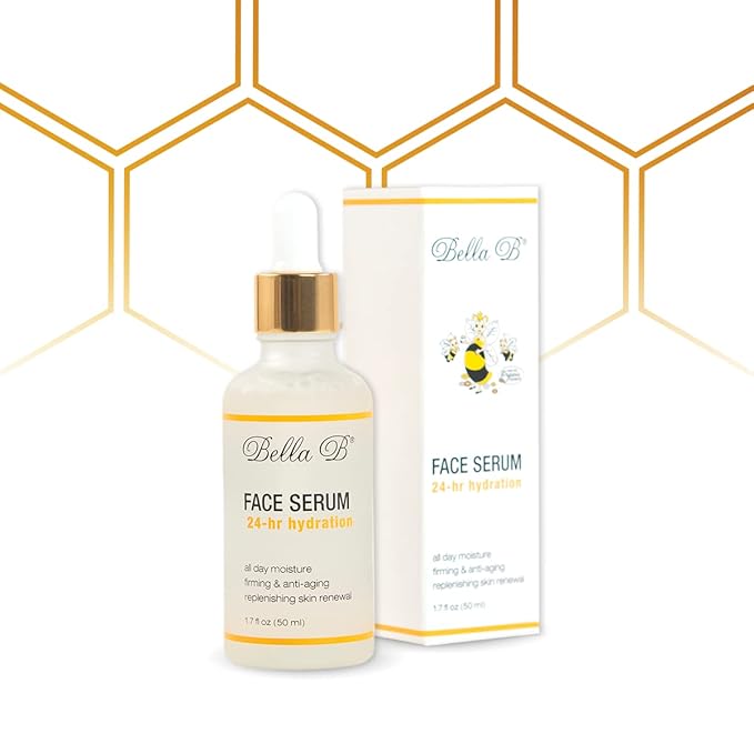 Bella B Face Serum 1.7 oz Bottle - Facial Glow - Pregnancy Skin Care - Pregnancy Safe - Healthy Beauty - Natural Face Serum - Anti Aging Serum for Skin - Organic Serum for Face