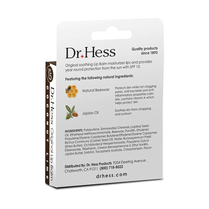 Original Udder Stick SPF Lip Balm, Soothing Moisturizer Sun Screen Balm for Dry Lips with Jojoba, Beeswax & Shea Butter, Total Lip Care, Hydration & Repair, Coconut-Lime Flavor, 4 Pack